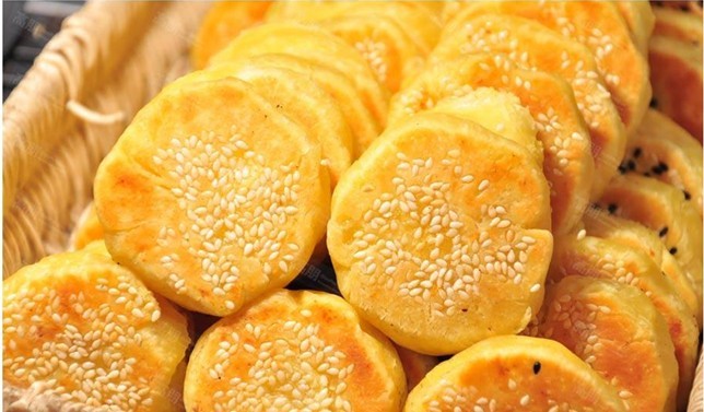 丽水特产 现做现卖纯手工制作馅饼 香酥板栗饼栗子饼甜味咸味月饼|一淘网优惠购|购就省钱