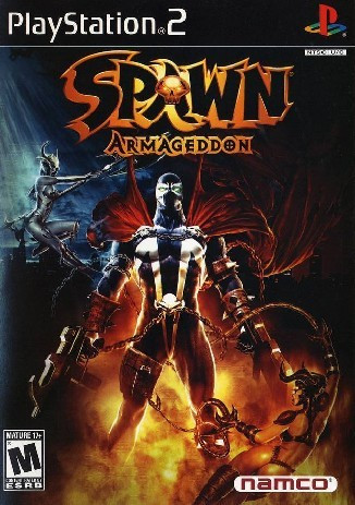 8送1 PS2游戏光盘 再生侠-世界末日 SPAWN 