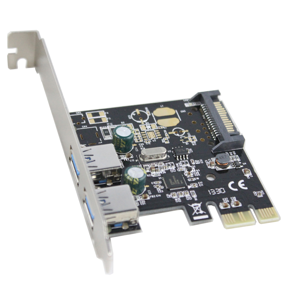 西霸PCI-E转USB3.0扩展卡 前置20pin转usb3.