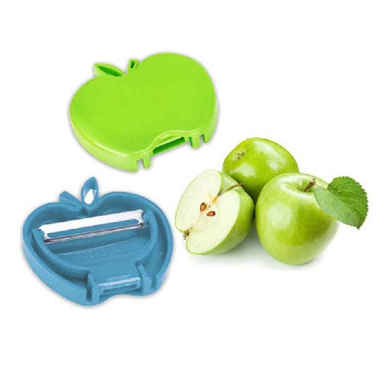 厨房创意可折叠苹果型水果削皮刀土豆去皮器瓜