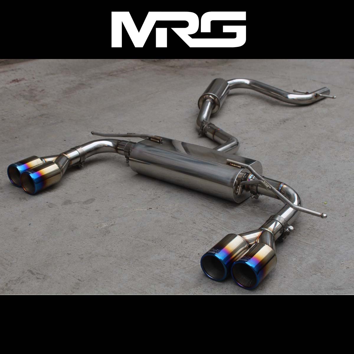 大众尚酷排气管改装 尚酷改装MRG双边四出排