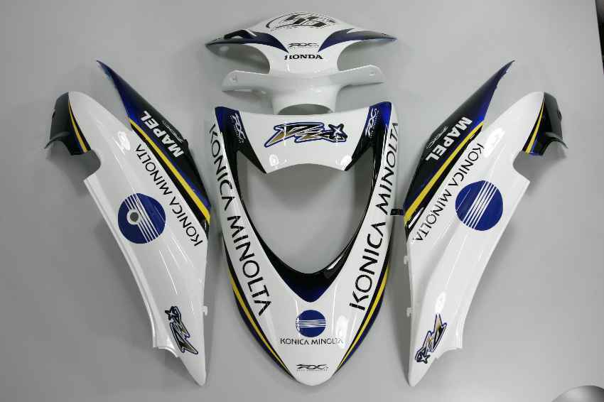 新大州本田摩托车DIO125踏板车改装套版护板