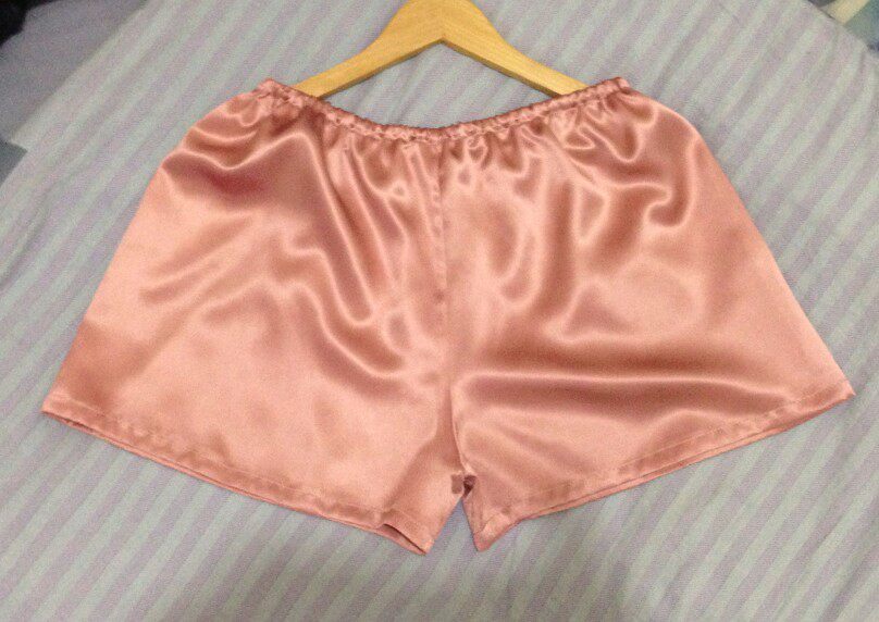 100%加厚真丝<em>平角</em>裤 <em>短裤</em> 居家睡裤 性感舒适