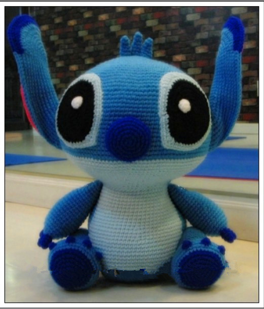 手工DIY钩针编织毛线玩偶 Big Stitch大型史迪奇