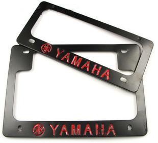 雅马哈装踏板车骑车摩托改装配件饰车牌套YA