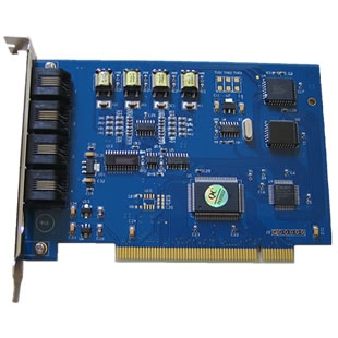 简捷4路无线座机电话录音卡 专录无线固话商话