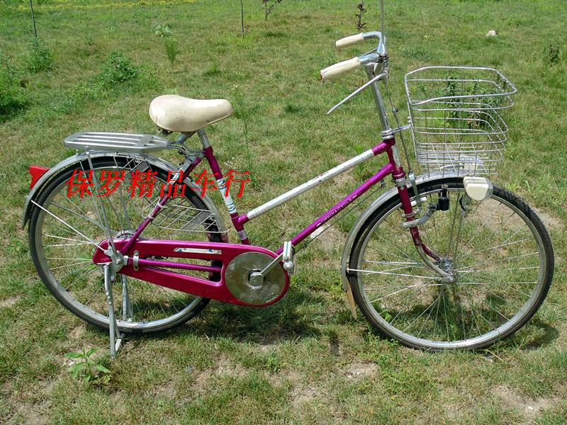 日本自行车 二手大岛原装老式自行车 大岛硬闸