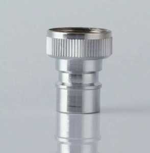 洗衣机龙头嘴巴冲花4分接头螺纹卡扣式进水管