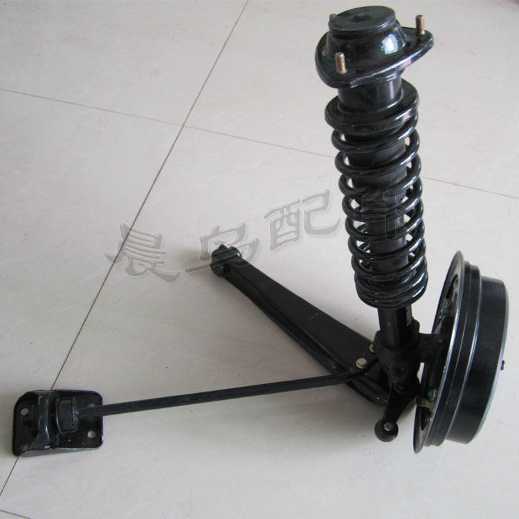 四轮电动车鼓刹前后悬挂总成 电动汽车悬挂后