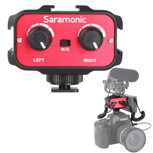 单反相机麦克风5D2 6D摄像机话筒混音器 单声