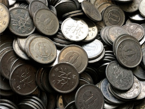 1円铝币批发 钱币 硬币 古币 外国 昭和 平成 1元