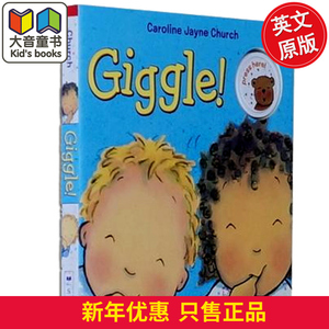 英文原版 Giggle! 纸板发音书 名家Caroline Jay