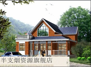 新住宅自建筑屋建房二三层图纸图纸CAD别墅农村水上飞机a5图片
