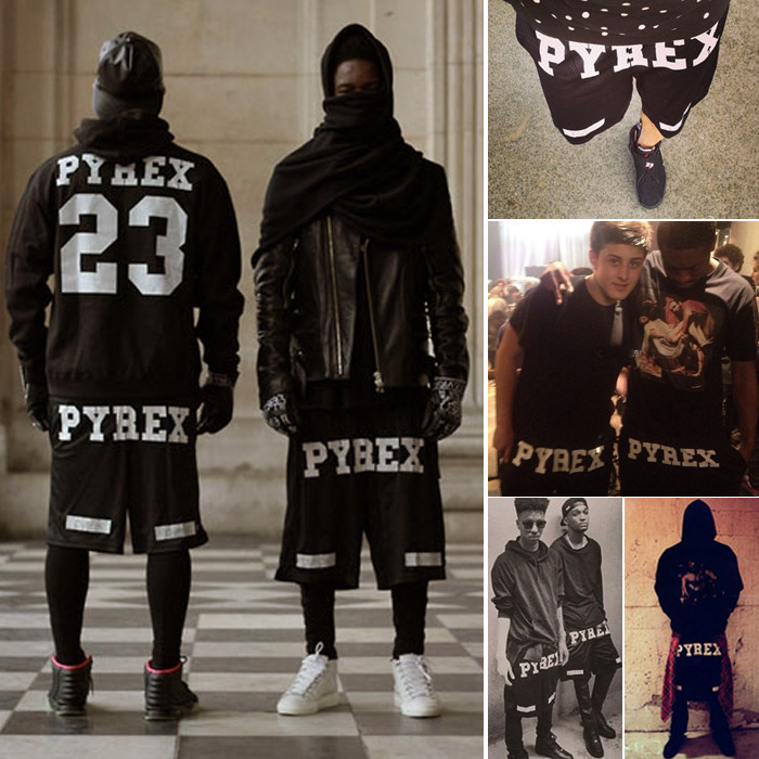 PYREX 运动透气<em>网格短裤</em> <em>男</em>潮牌夏季休闲裤 