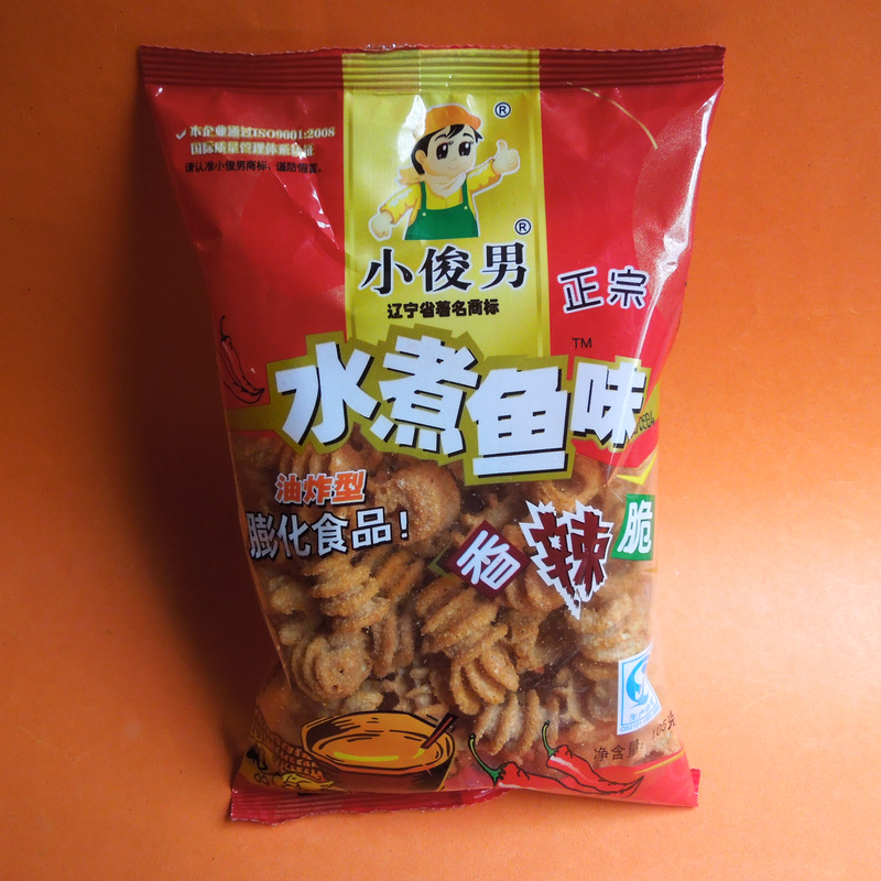 辽宁沈阳特产食品正宗小俊男水煮鱼麻辣脆味1