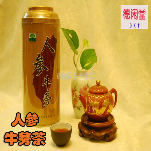 尚友茗 台湾人参黄金牛蒡茶 洋参牛蒡片 牛蒡根