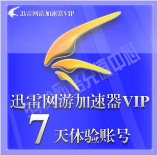 迅雷网游加速器会员vip3-7天 pro专业版VIP会员