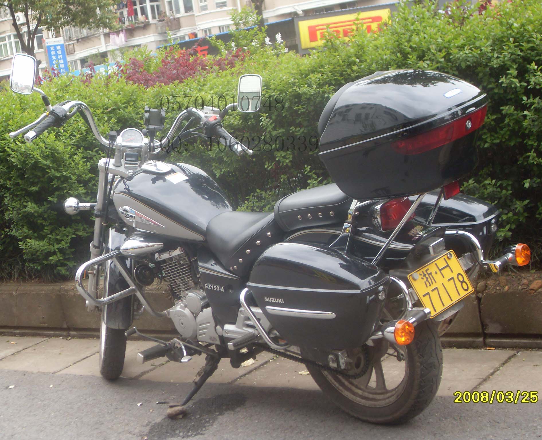 豪爵铃木 美式太子悦酷GZ150-A GZ125HS\/J警