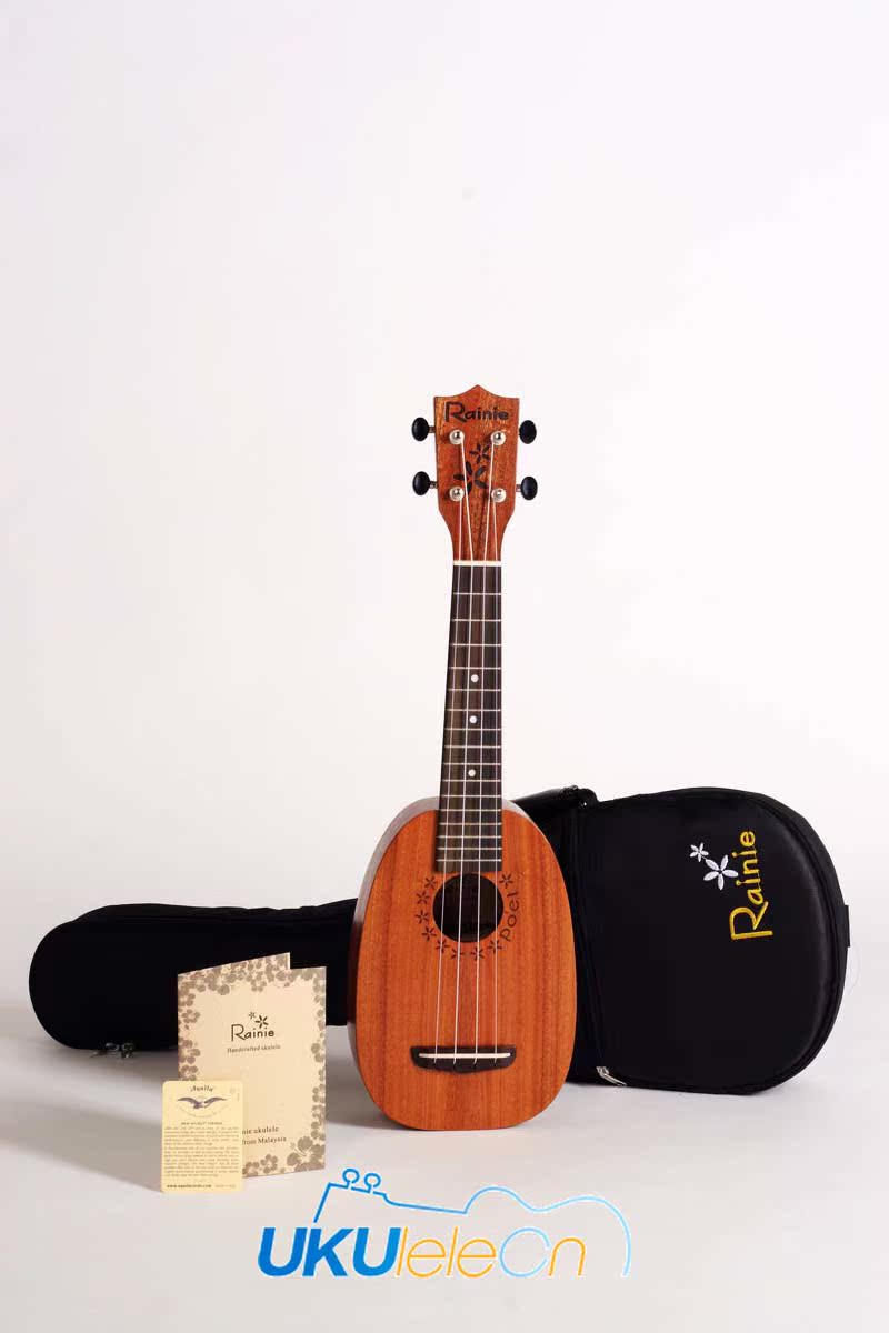 尤克里里中国网Rainie S型P30菠萝形桃花心木