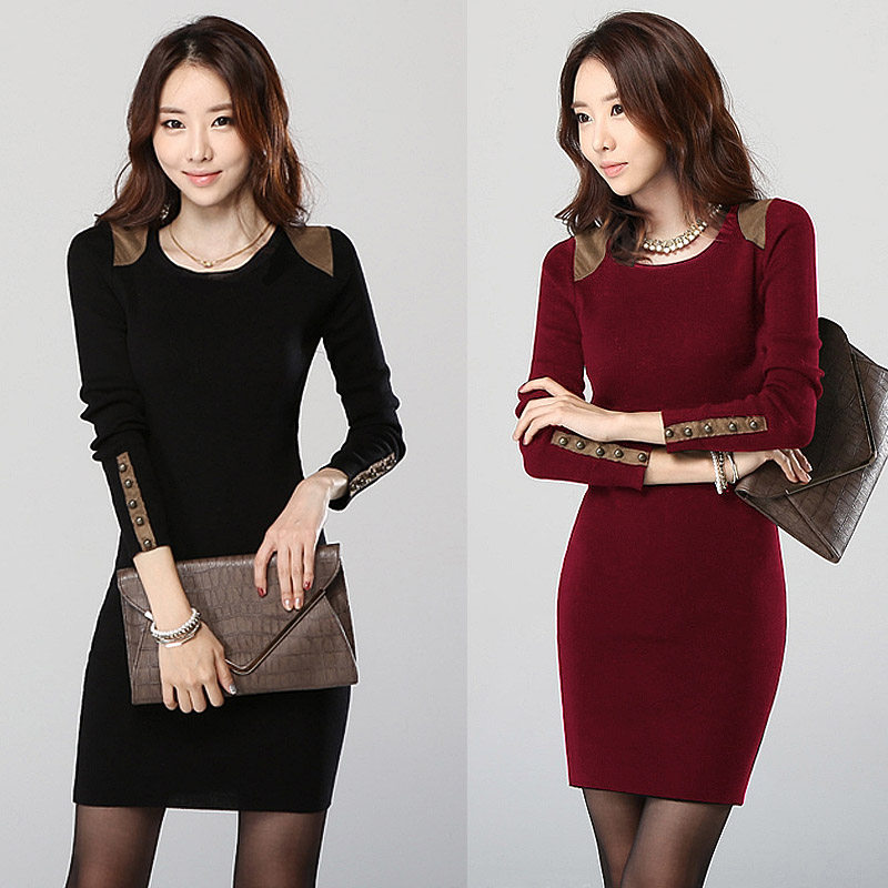 <em>毛衣</em>女<em>长款打底衫春装</em>装新款韩版外套女装针织