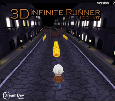 unity3d游戏源码 3D Infinite Runner Toolkit v1.3