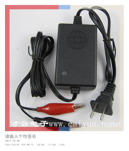 大电流摩托车电瓶12V铅酸电池充电器2A电流