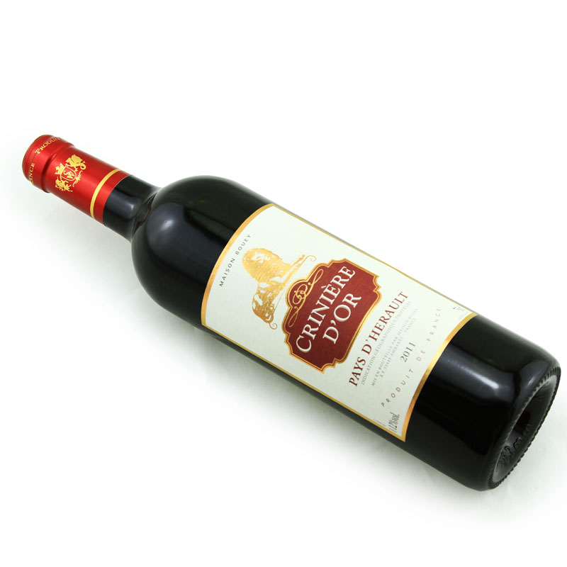 【2只送酒刀】法国原瓶进口红酒狮王干红葡萄