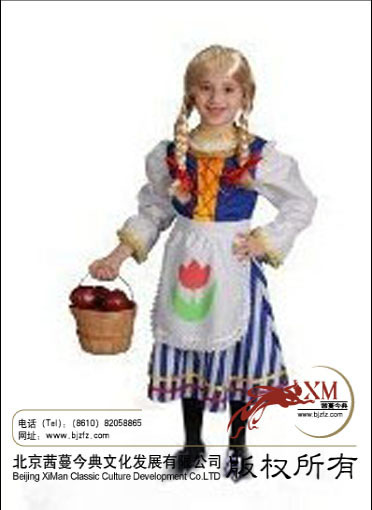 儿童民族服装 国外民族服装 荷兰儿童服装租赁