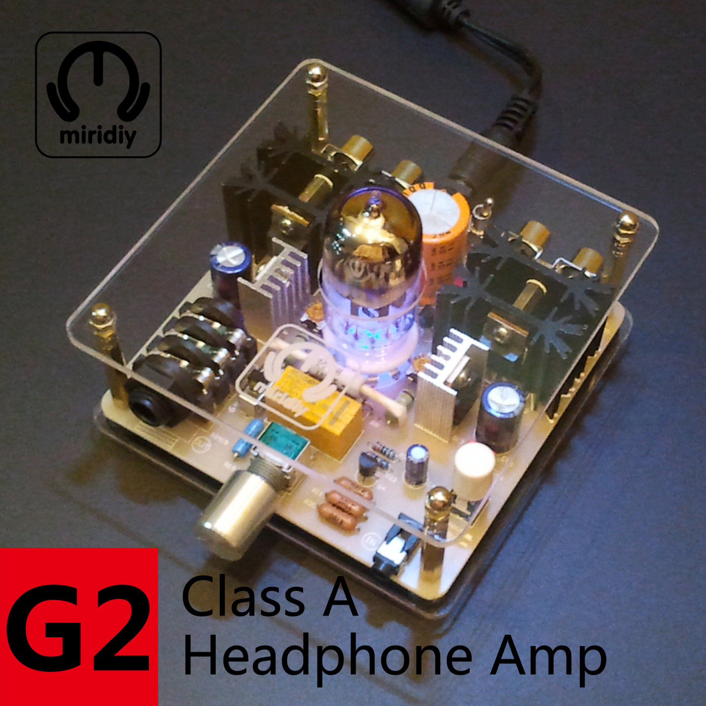 2 Class A Tube Headphone Amplifier 6922 电子