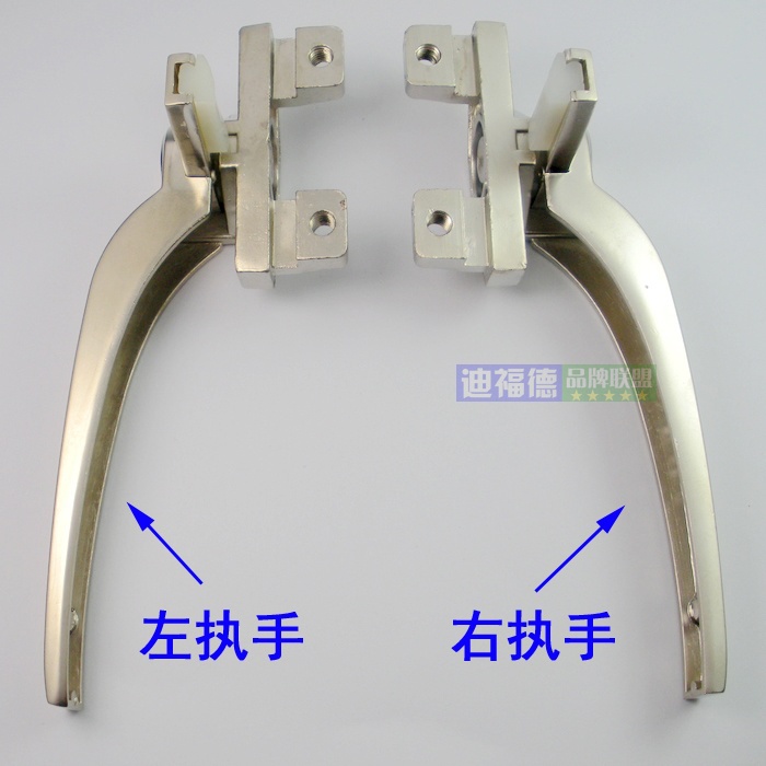 正品春光 仿钢色铝合金门窗执手 老式内螺丝推