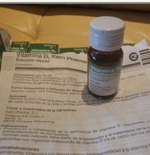 有现货西班牙直邮Vitamina 维生素D3 专供出生