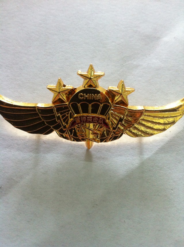 金属徽章 中国特种部队雷神突击队特种徽章 胸