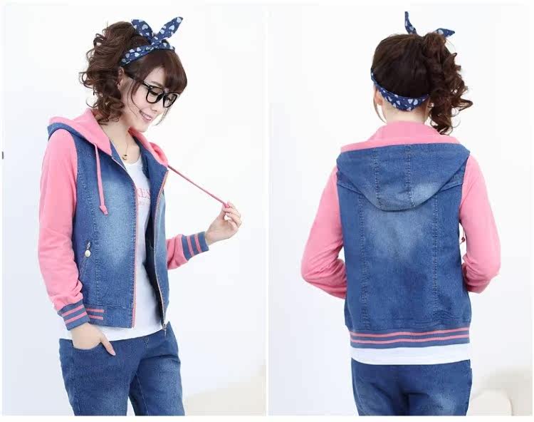 包邮2014春季爆款<em>少女装</em>休闲<em>运动</em>装两件套修