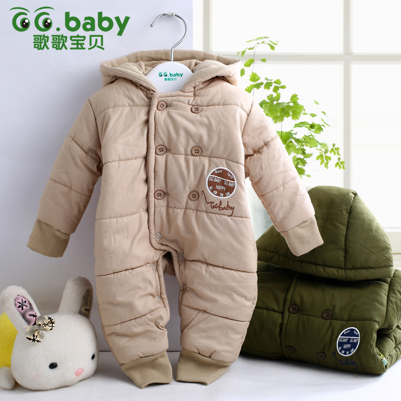 婴儿连体衣 2013新款加厚冬装 儿童棉服连体衣
