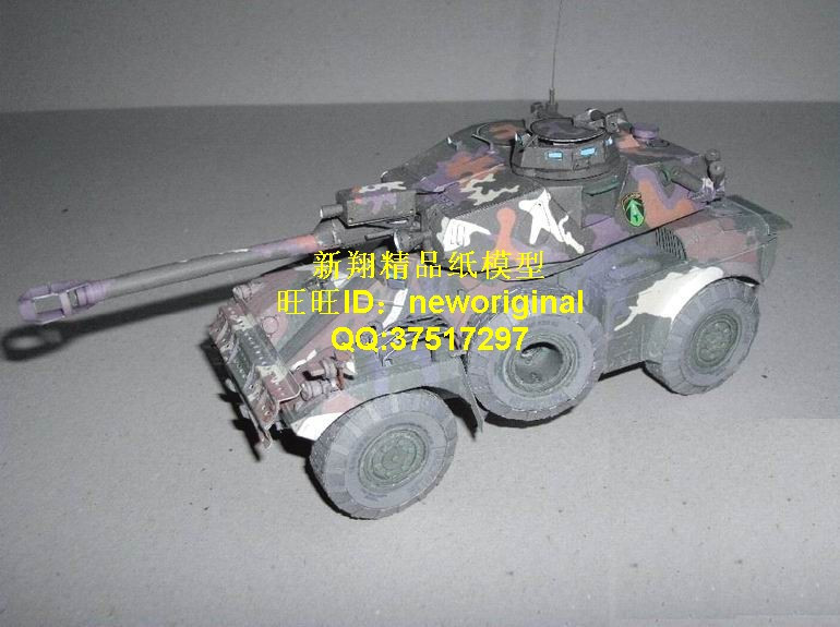 【新翔精品纸模型】法国潘哈德AML90装甲车