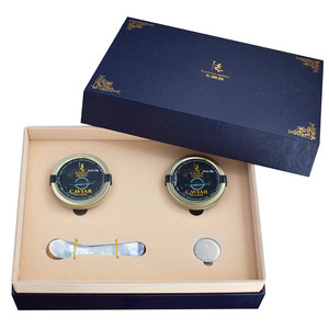 卡露伽西伯利亚鲟 大颗粒优质黑鲟鱼籽鱼子酱