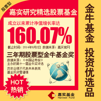 嘉实研究精选股票基金 070013 金牛基金 股票