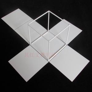 正方体六个面展开图及其表面积计算小学初中数