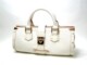Louis Vuitton LV路易威登08新款全羊皮白色鉚釘手提包111