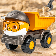 挖掘机玩具车儿童仿真大号，工程车套装水泥搅拌车，翻斗吊车男孩3岁4
