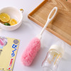 日本sanko长柄奶瓶刷婴儿，用厨房水壶玻璃杯清洁刷清洗刷子神器