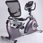 康乐佳k8718r卧式健身车，家用动感单车室内自行车，老人健身器材