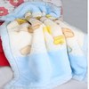 儿童拉舍尔毛毯幼儿园午睡专用冬季双层加厚新生，婴儿宝宝毛绒盖毯