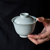 复古风仿古釉大号盖碗茶杯家用陶瓷单个三才泡茶碗功夫茶具手抓碗