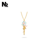 N2 by Les Nereides匹诺曹系列 蓝色小仙女项链 轻奢设计感锁骨链