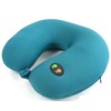 u型枕头电动保健枕旅行枕，纳米粒子颈部，护颈枕仪器震动颈椎按