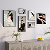 照片定制相框组合挂墙冲洗婚纱照相片做成相册墙，全家福打印加裱框