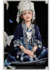蜡染儿童苗族服装女童秋季套装傣族土家族舞台演出民族风摄影