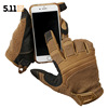 5.11战术手套保暖透气冬户外超级技师，触屏511全指手套59372防护