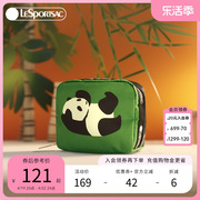 LeSportsac乐播诗Panda熊猫小包 可爱化妆包收纳零钱手拿包女